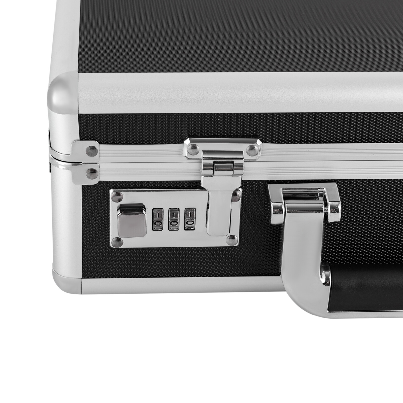 18 Slots Locking Display Briefcase Watches Collectors Display Storage Watch Box