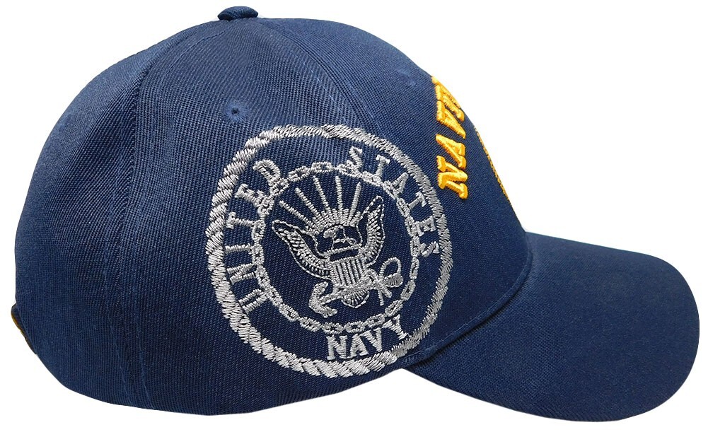 U.S. Navy Veteran with Shadow Officially Licensed Military Baseball Cap Hat