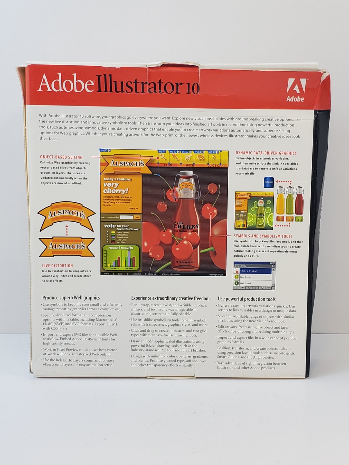 Adobe Illustrator 10 in Original Box Education Version
