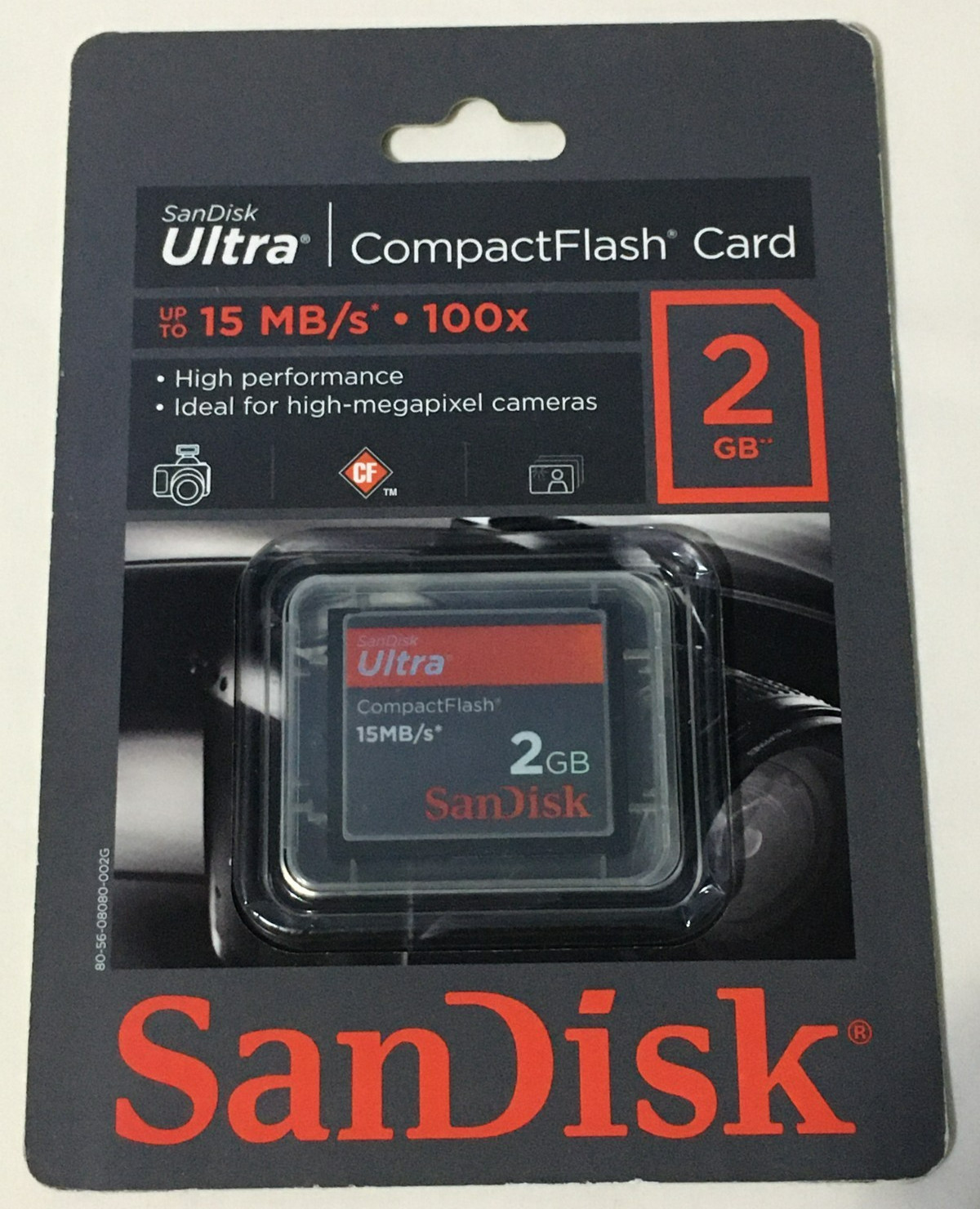 SanDisk Ultra CompactFlash Card 2GB (15 MB/s* 100x) (FACTORY SEALED)
