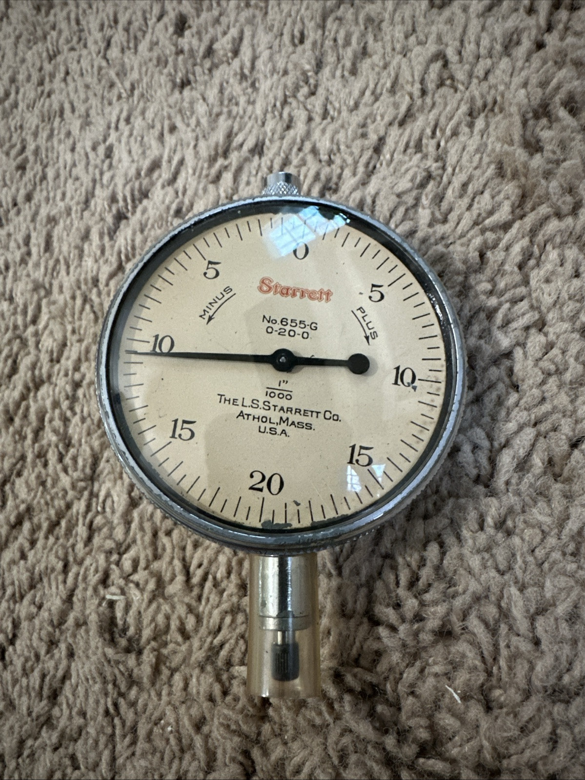 Starrett 655-G  0-20-2