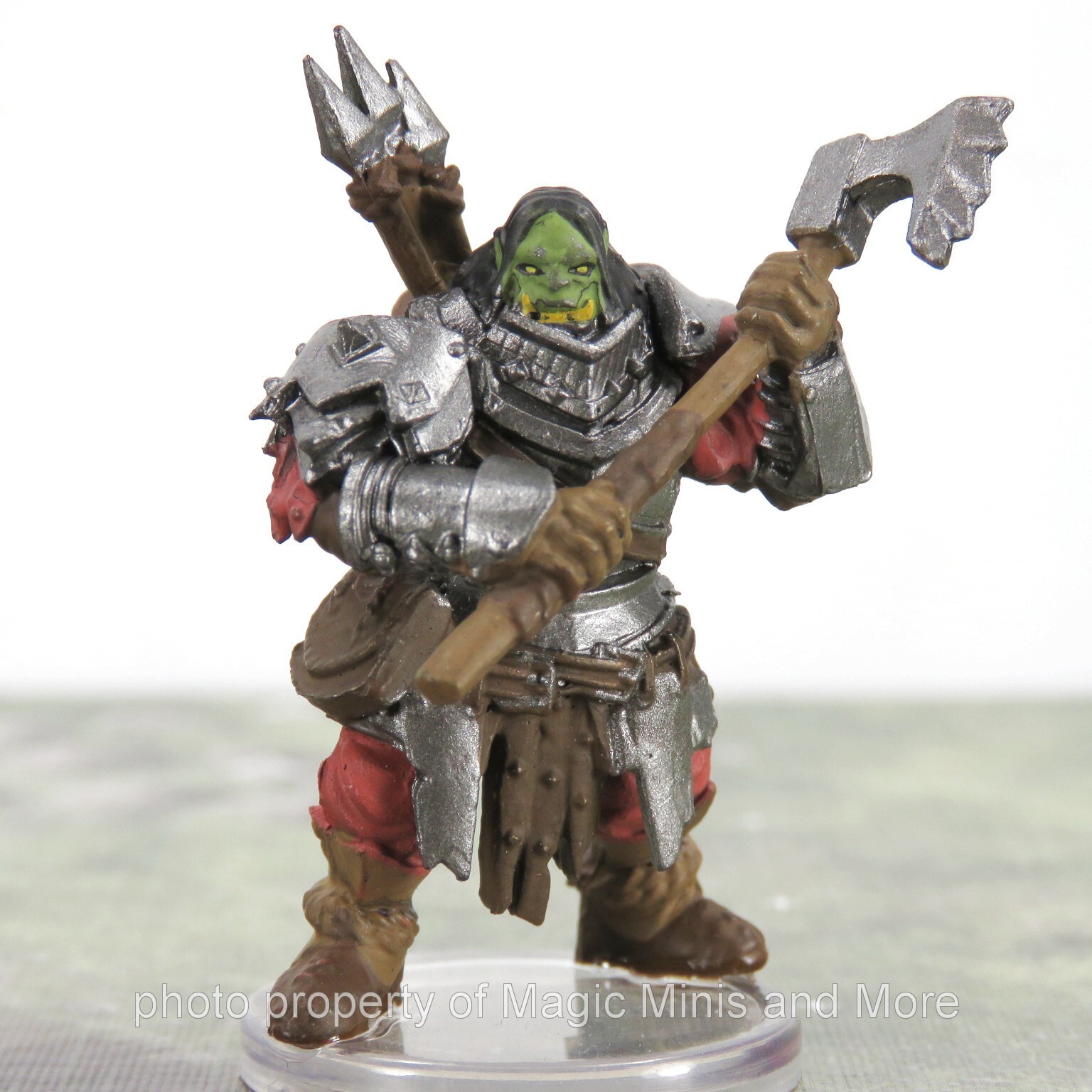 Bestiary Unleashed ~ ORC WARRIOR (NECKSPLITTER) #1 Pathfinder Battles miniature