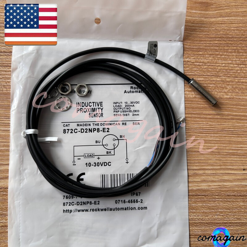 For Allen Bradley Inductive Proximity Sensor Switch 872C-D2NP8-E2 10-30VDC 2mm