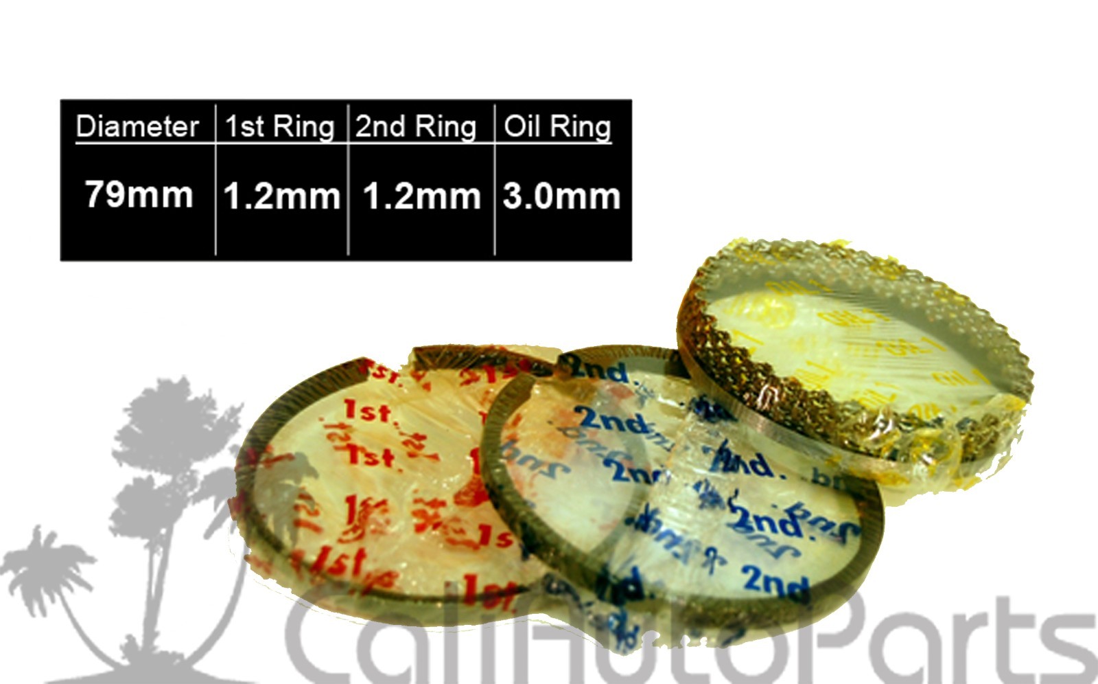 98-99 Toyota Corolla Chevy Prizm 1.8L 1ZZFE DOHC  PISTON RINGS *STANDARD SIZE*