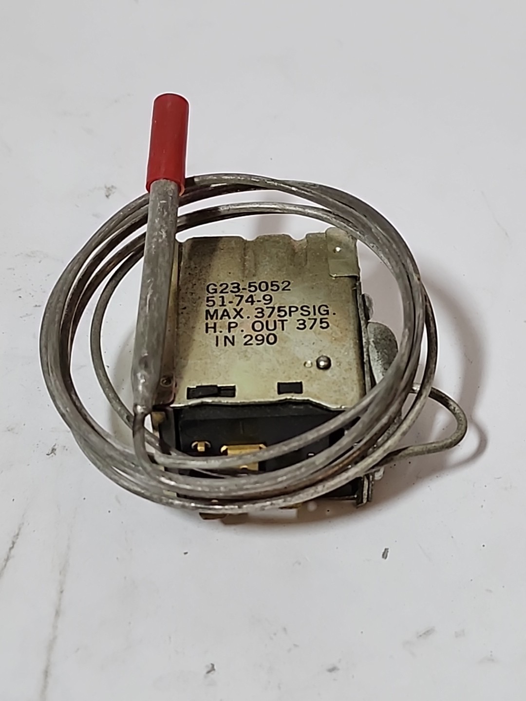 Ranco G23-5052 High Pressure Cut Out Switch Control 51-74-9 HP Out 375 PSIG
