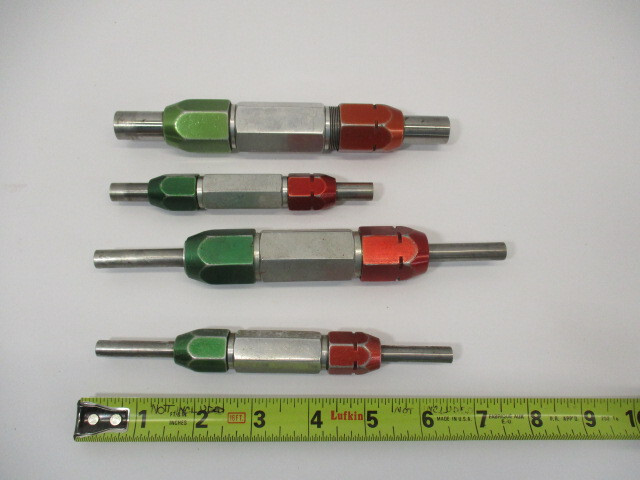 Lot (4) GO NOGO Plug Pin Gages .295" .299" .3475" .3515" .365" .369" .570" .575"