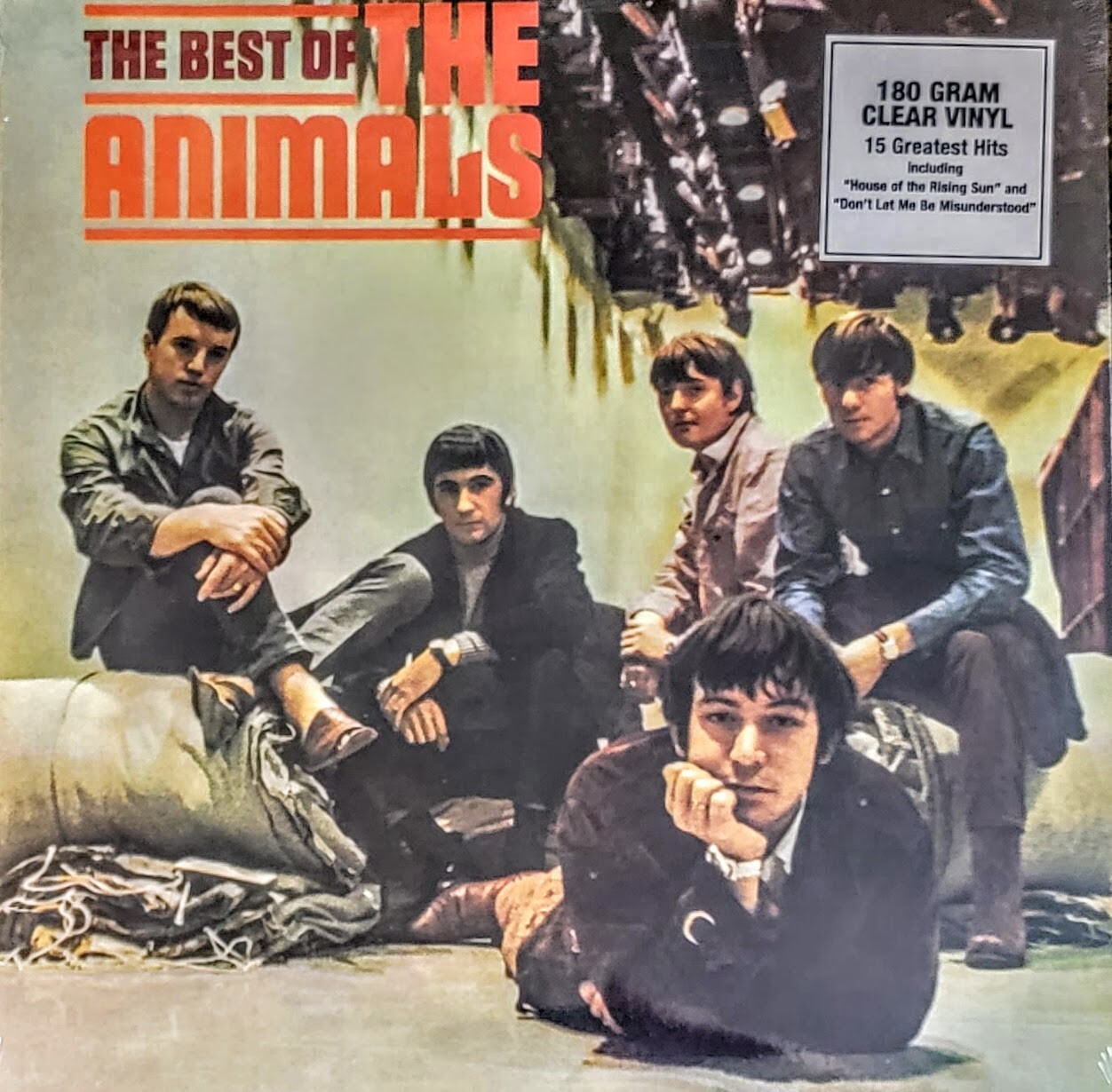 THE ANIMALS THE BEST OF THE ANIMALS - 180-GRAM CLEAR VINYL LP " NEW, SEALED "