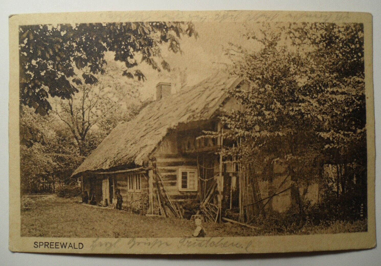 STAMPMART : GERMANY DEUTSCHES REICH SPREEWALD COTTBUS POSTCARD 1921 LOCAL USED