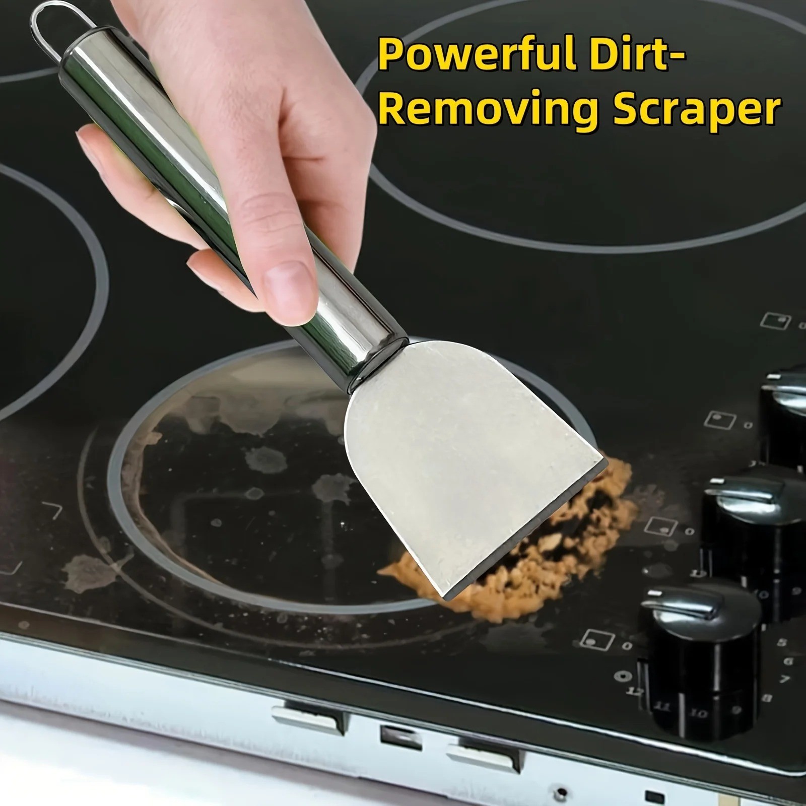 1Pc Cleaning Scraper Stainless Steel Multi-Purpose Glue Remover & Home Tool USA