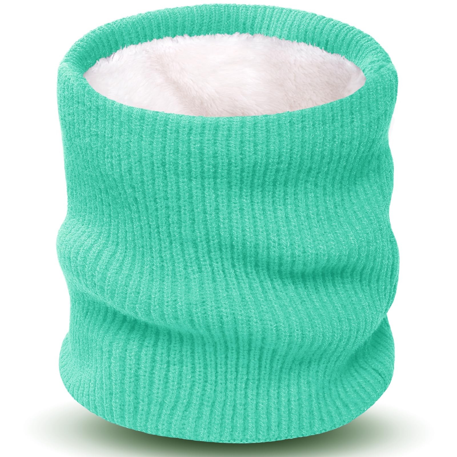 XFUEL Winter Neck Warmer Fleece Gaiter Face Scarf One Size, Lake Blue