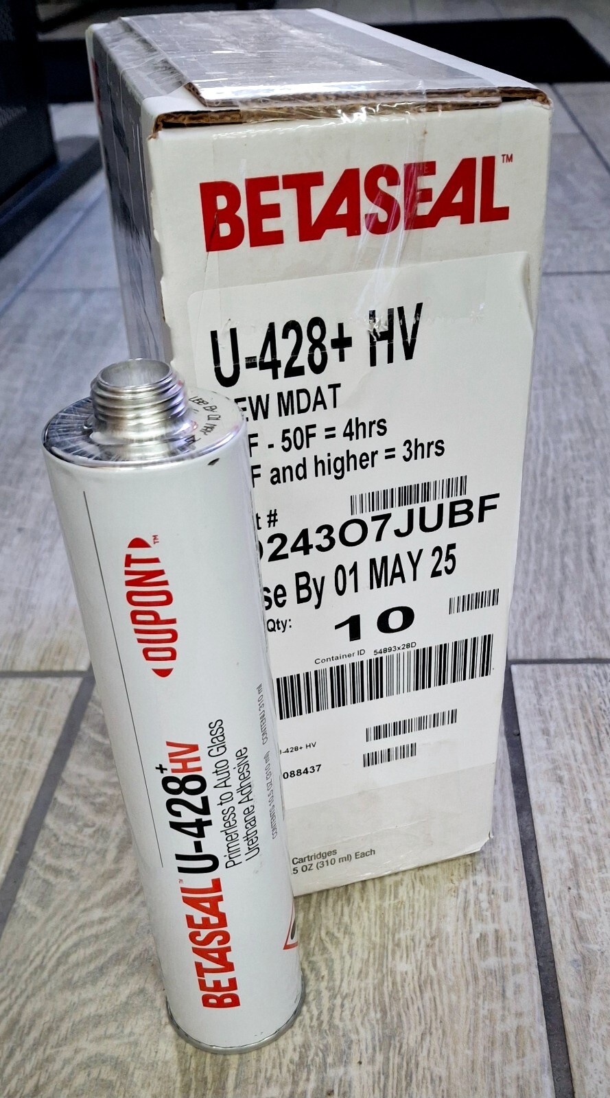 Dow-Dupont U428+ HV 1 Case of 10 Primerless Auto Glass ON SALE!!