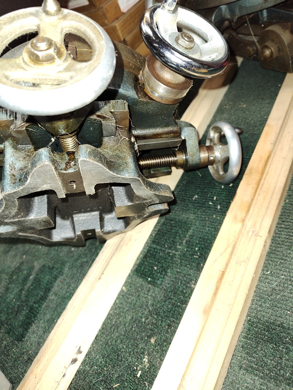 8" DUEL CROSS SLIDE ROTARY TABLE