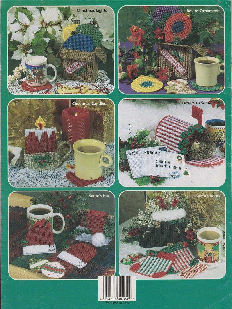 OOP!!! PLASTIC CANVAS CHRISTMAS COASTERS SUPER CUTE PROJECTS!!!