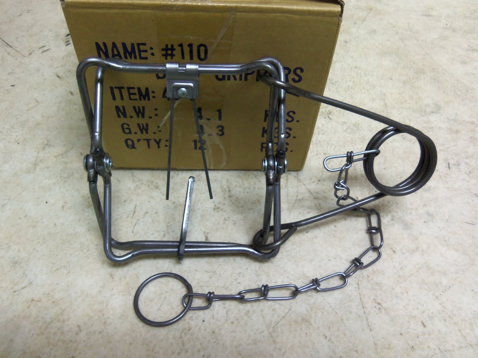 6 Bridger 110 Magnum Body Gripping  Traps  Trap  Muskrat 404 Mink