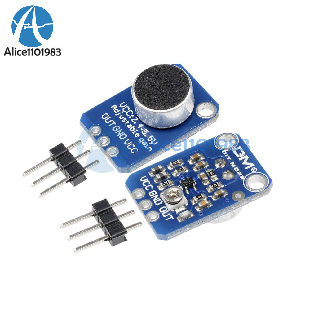 10PCS Electret Microphone Amplifier MAX4466 With Adjustable Gain For Arduino