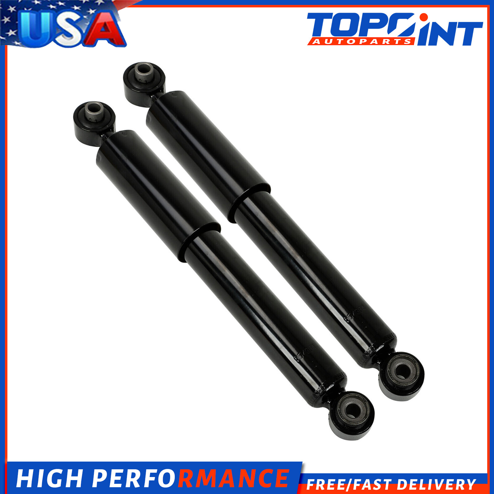 For 2011-2017 Hyundai Elantra 2x Rear Absorbers Shocks Struts
