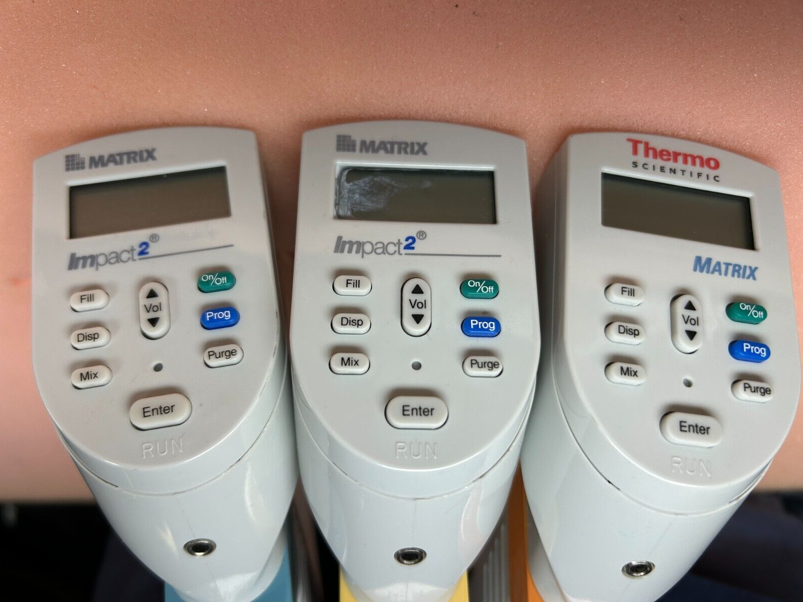 Lot of 3 Matrix & Thermo Pipettes 125ul, 250ul & 850ul