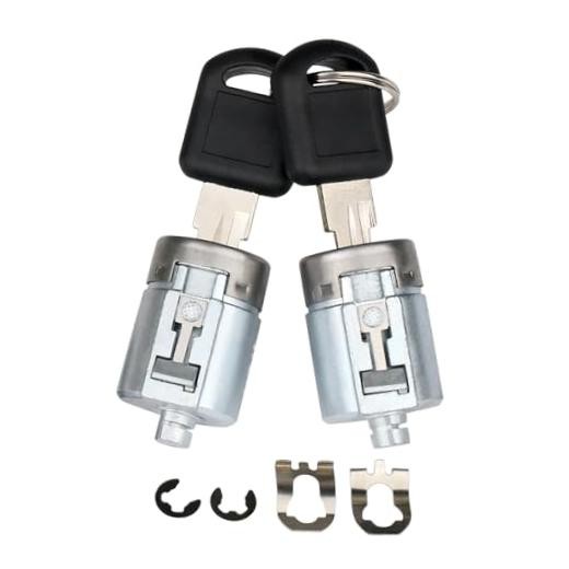 Door Lock Cylinders & Keys for Exterior Door Handle Door Lock Cylinder 2pcs