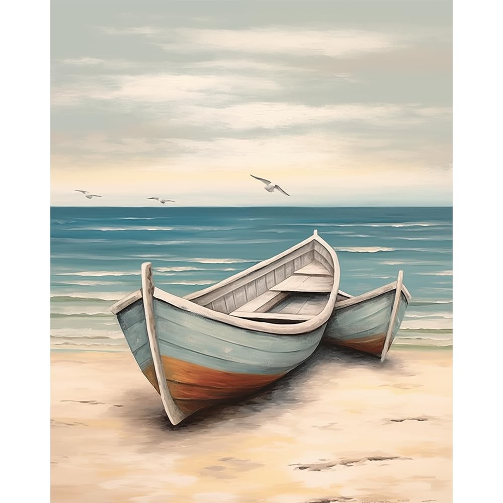 Natuyalo Boat Paint by Numbers Kit for Adults 5.9 x 9.8 x 1.2 inches, ART-10