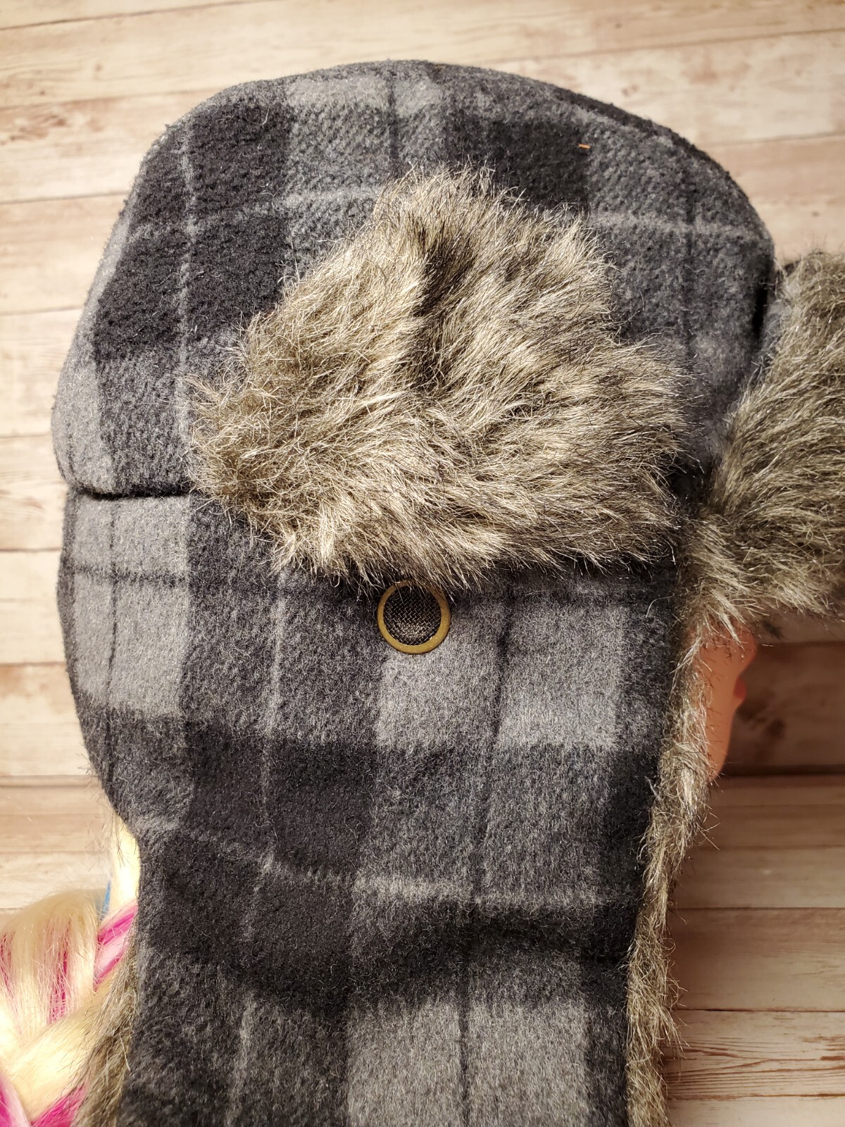 Kids Winter Trapper Hat with Large Ear Flaps, 6-10 Years
