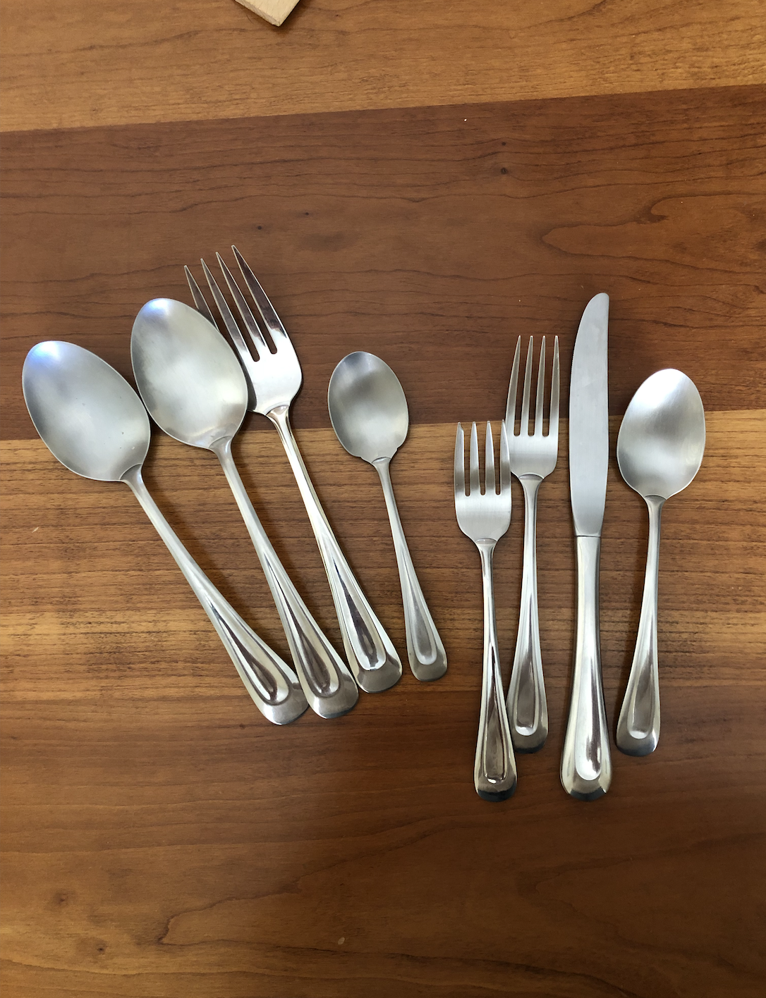 Oneida Glossy Sand Dune Flatware Stainless Choice