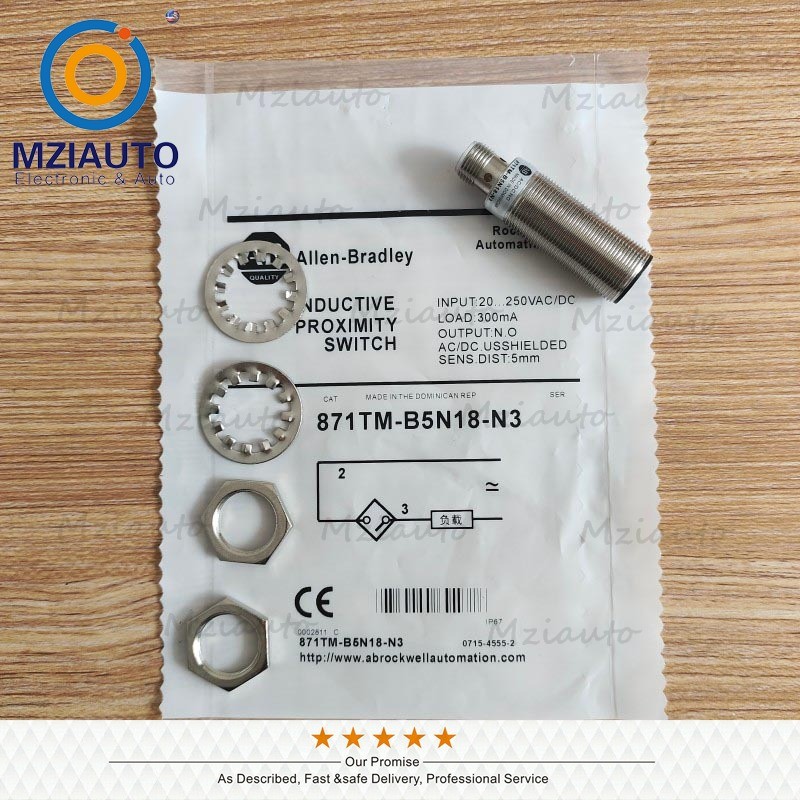 Proximity Sensor Switch 871TMB5N18N3 For Allen-Bradley 871TM-B5N18-N3 NO AC/DC