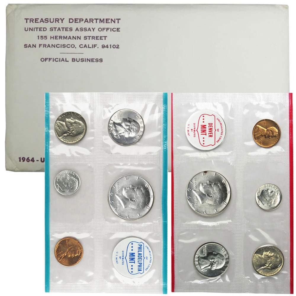 1964 U.S. Mint Set Not Sealed