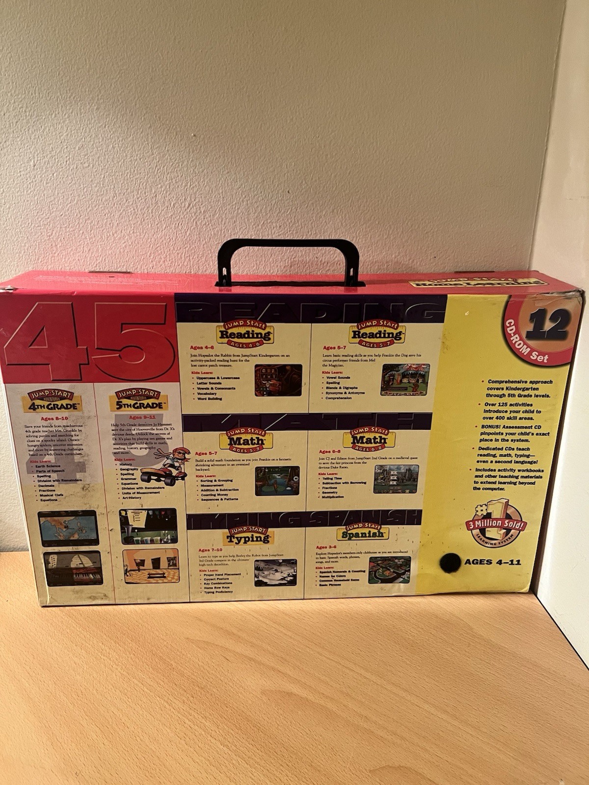 vintage JumpStart Learning System 12 CD-ROM Box Set Missing One CD Most Sealed.
