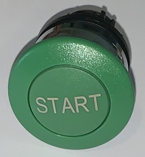 EATON MOELLER M22M DPG GBI Green Mushroom Start Pushbutton Momentary 2 Pos 22mm