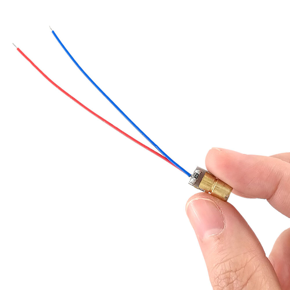 40PCS 650nm 6mm 5V 5mW Red Laser Dot Diode Module Copper Head Red USAA