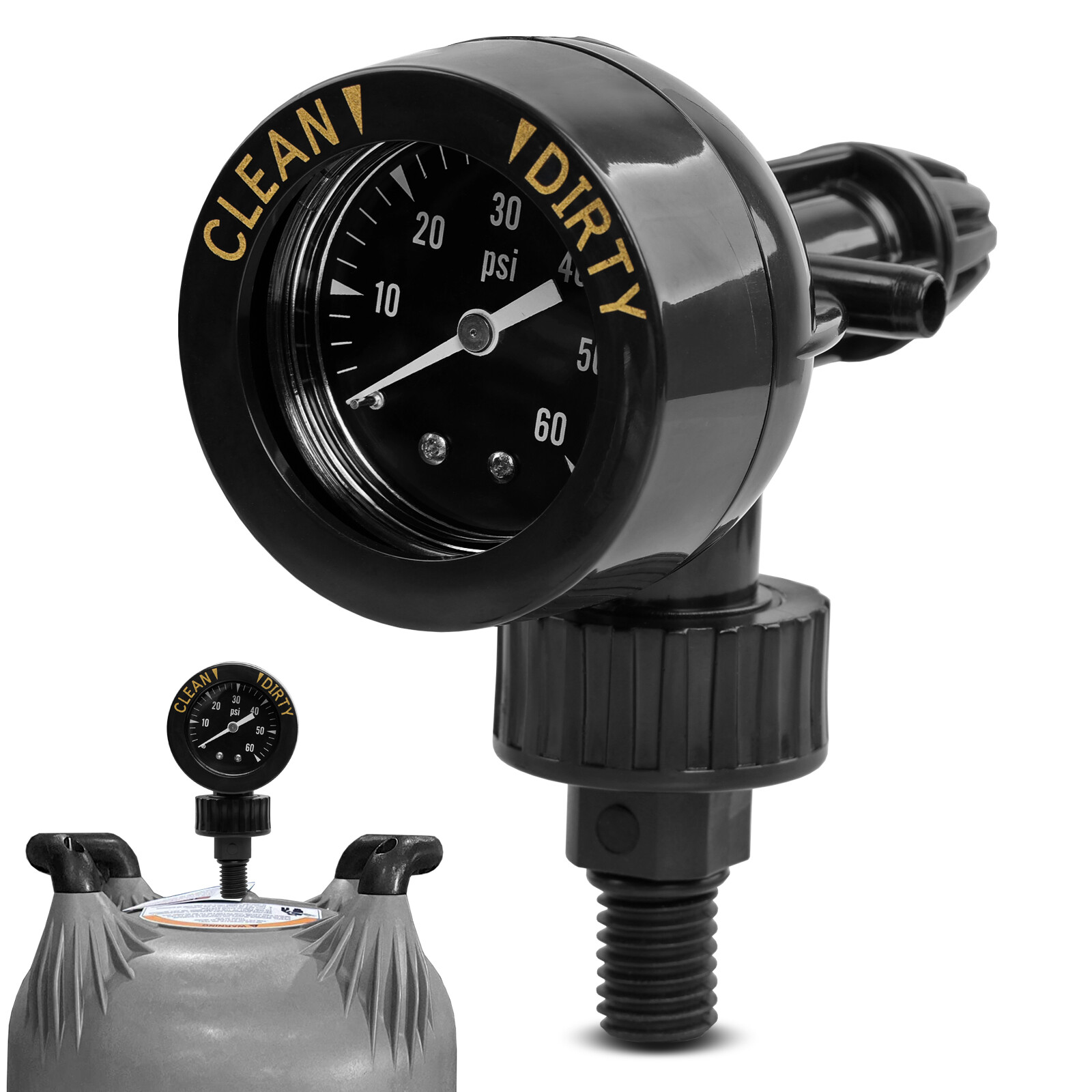 Air Pressure Gauge Release Valve 0-60PSI For Jandy CL & CV DEL & DEV JS Series
