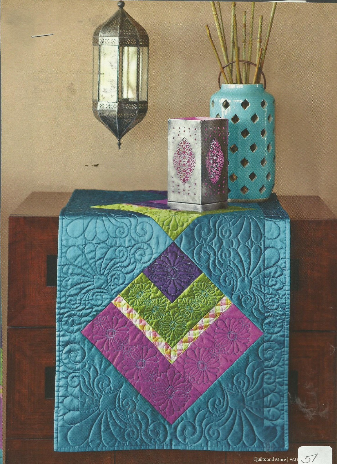 L0620 ROYAL TREATMENT RUNNER QUILT PATTERN/INSTRUCTIONS