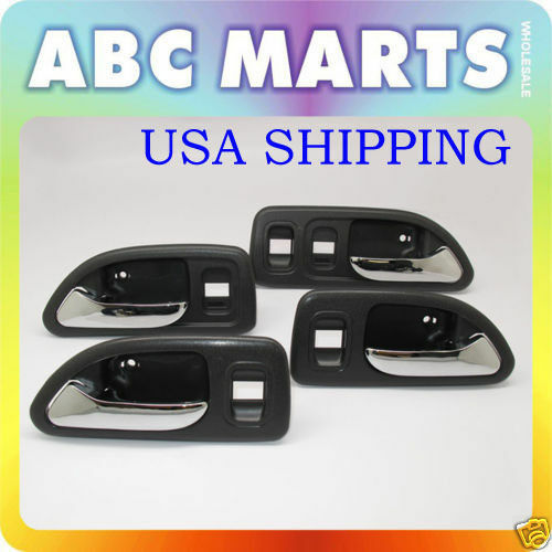 For 94 95 96 97 Honda Accord 4 Inside Door Handle Gray SET DH54