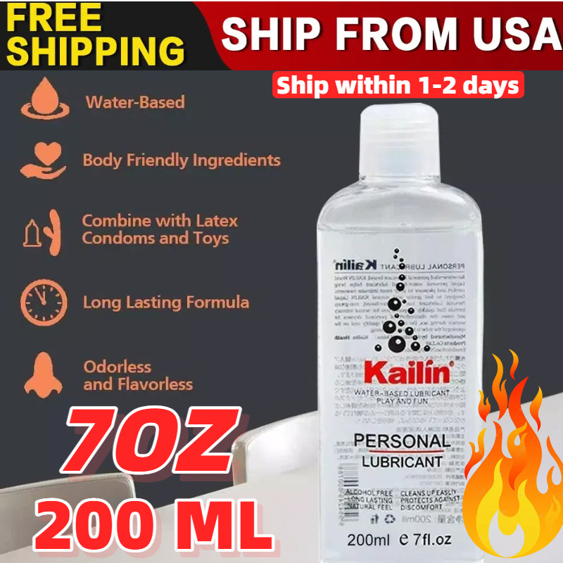 Lube Personal Sex Lubricant Water-Based Long Lasting Easy Clean Women Men Adult