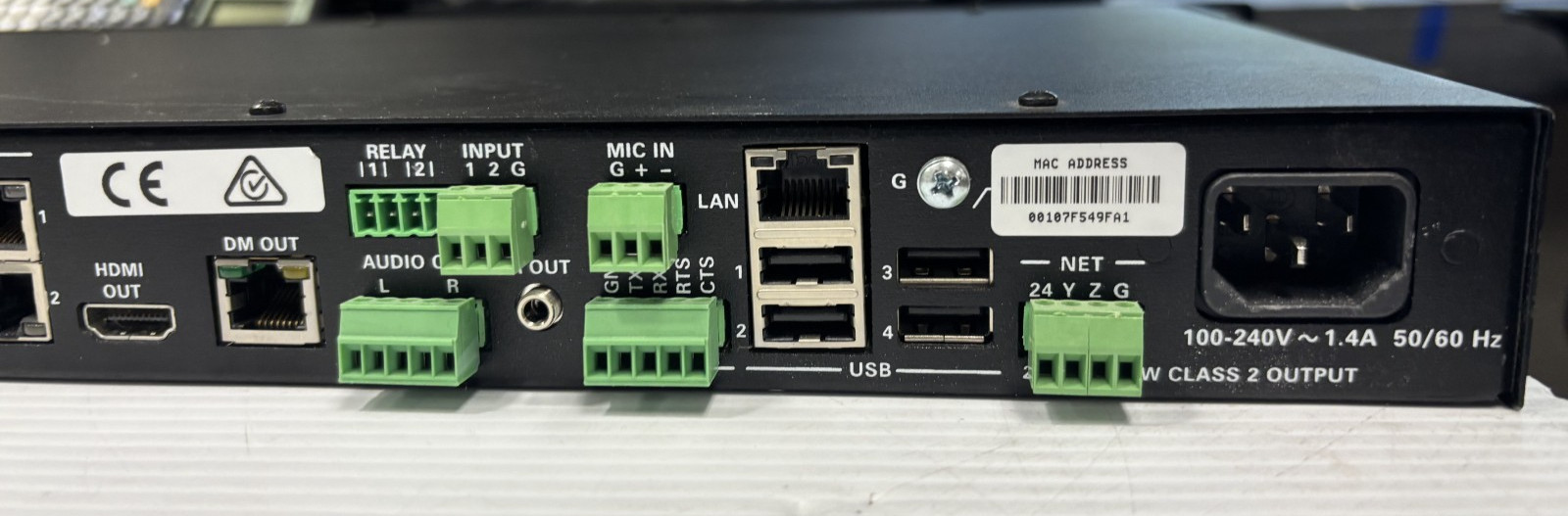 Crestron DMPS3-4K-150-C 4K Digital Media Presentation System no Power Cable
