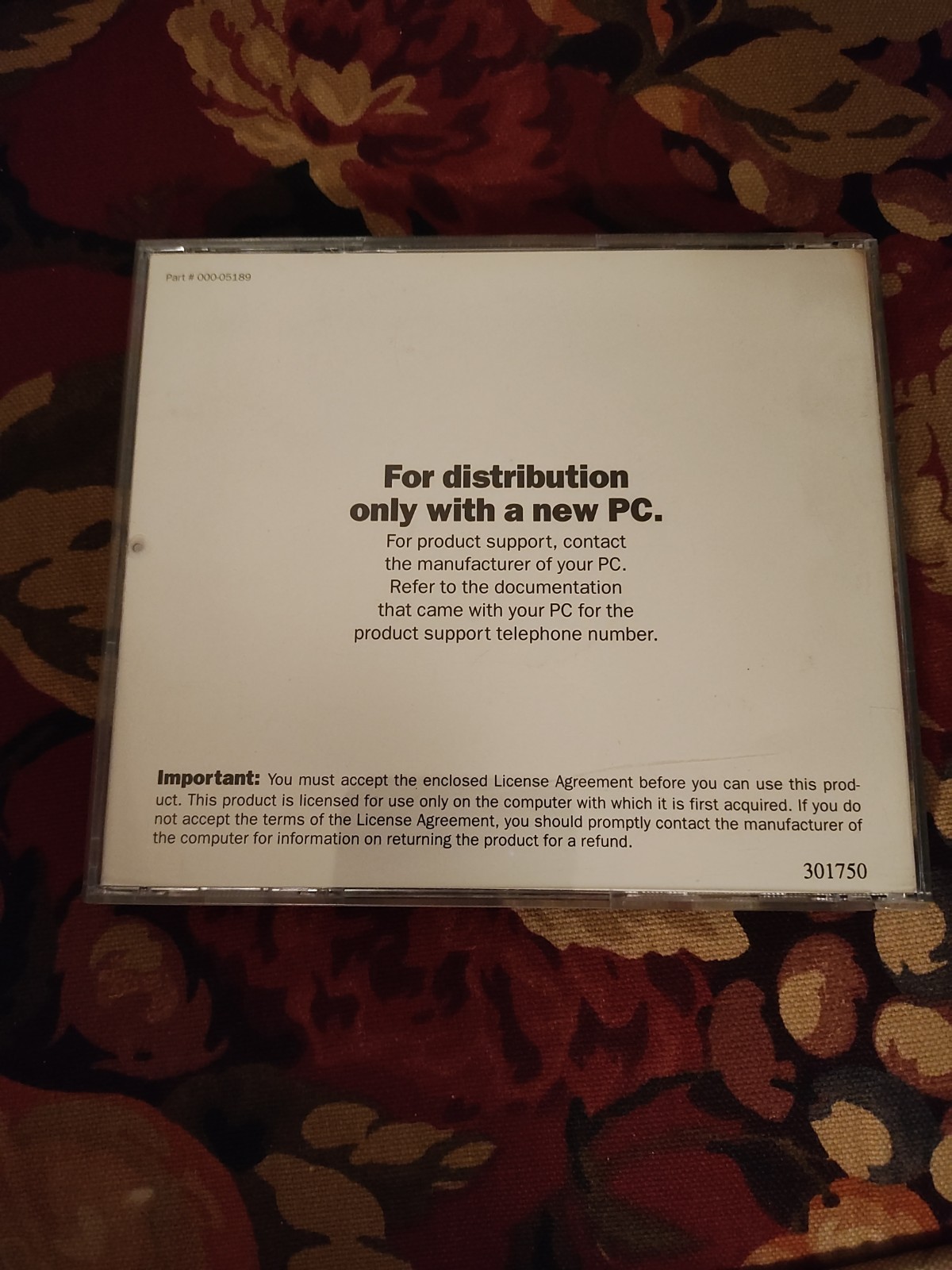 Microsoft Windows 95 OEM CD Disc