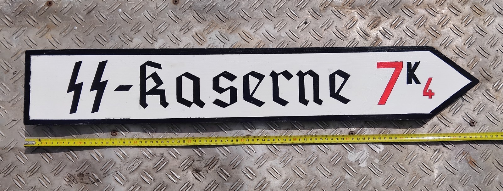 WWII German road sign