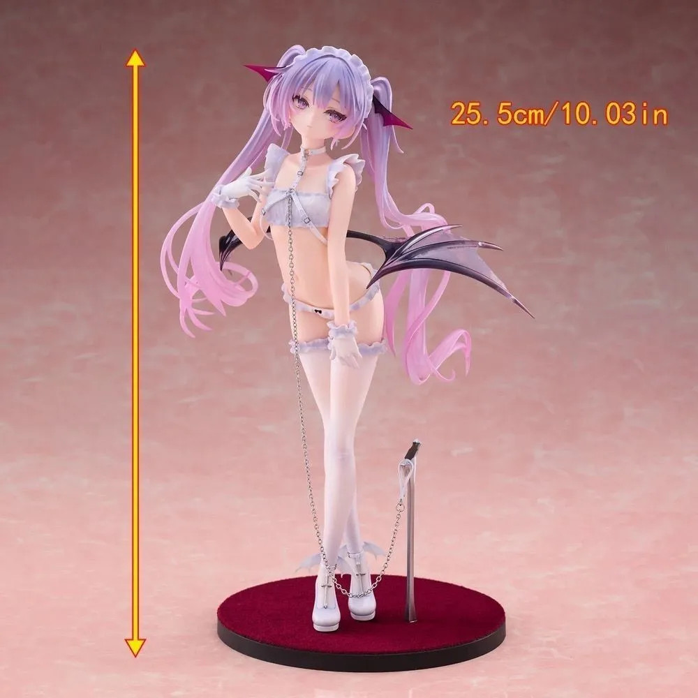 25cm Eve Pink Ver Rurudo Original Art Figure w/ Body Harness Collectible Model