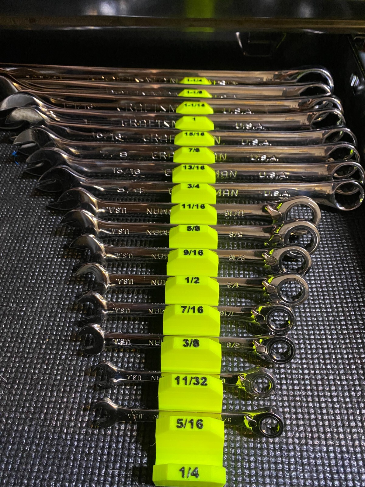 QRT Mag Lock Slanted Wrench Organizer Racks