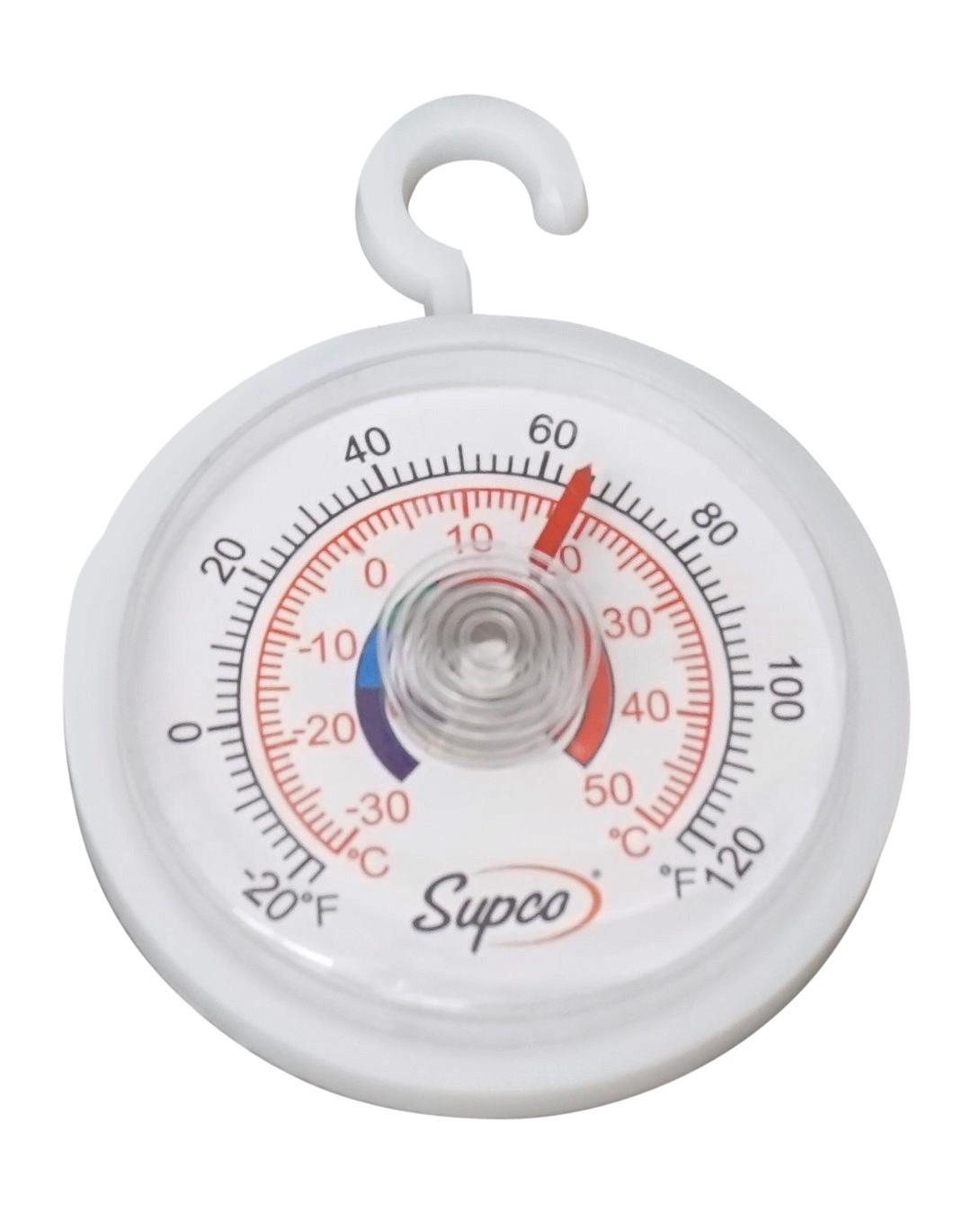 Supco Dual °F & °C Scale Stick On Thermometer, ST555