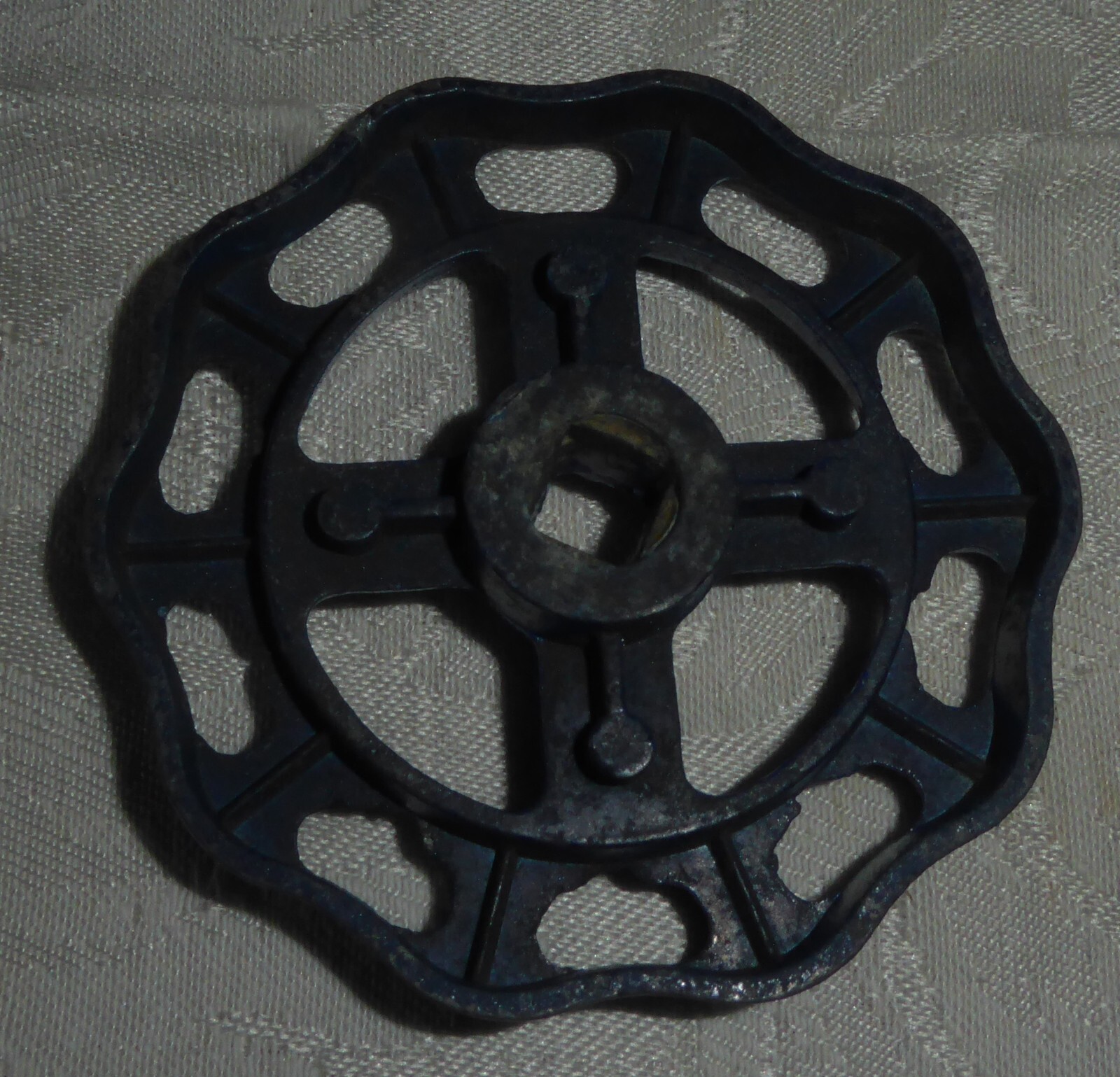 Vintage Blue Valve Handle