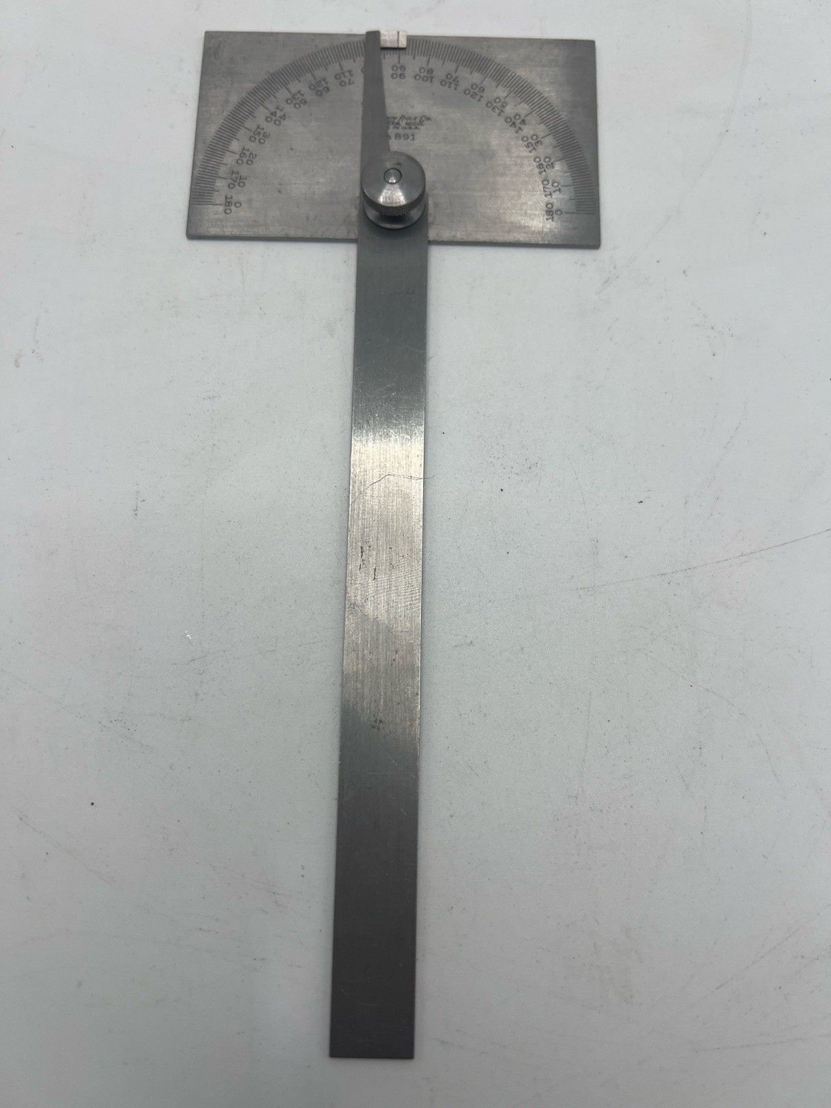 Vintage Machinist Tool Lufkin Rule Co. N0.891 Precision Protractor Angle Finder