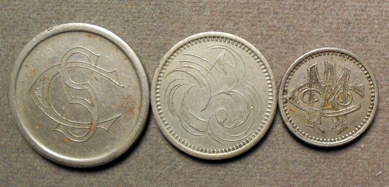 10527 3-Intertwined Initials: MCA   Good For 10 In Trade + EA?   2 Bits In Tra