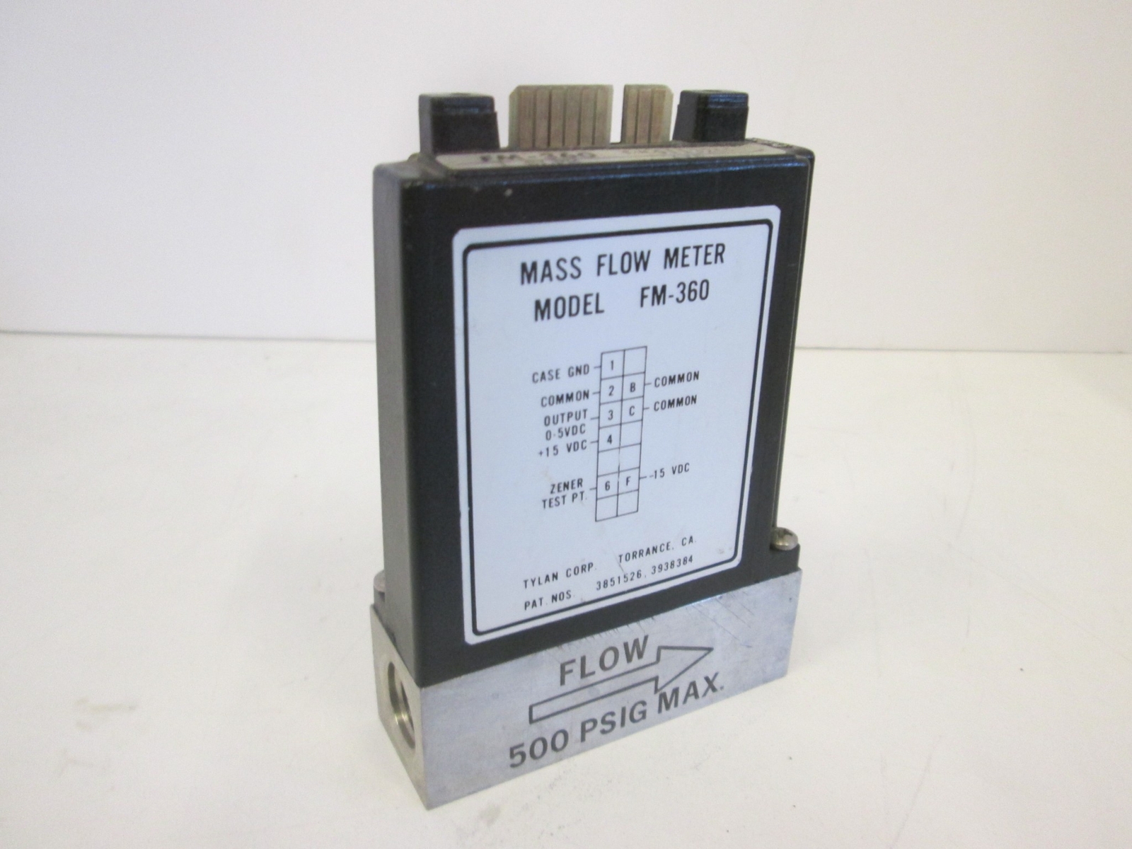 Tylan, FM-360, Mass Flow Controller, Air, 1 SLPM, Used