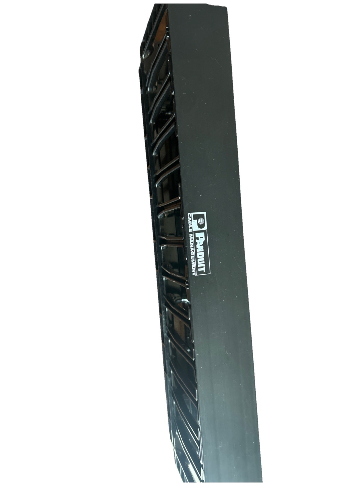 Panduit NMF1 Horizontal Single-Sided Cable Manager ABS 1RU Black Set of 2