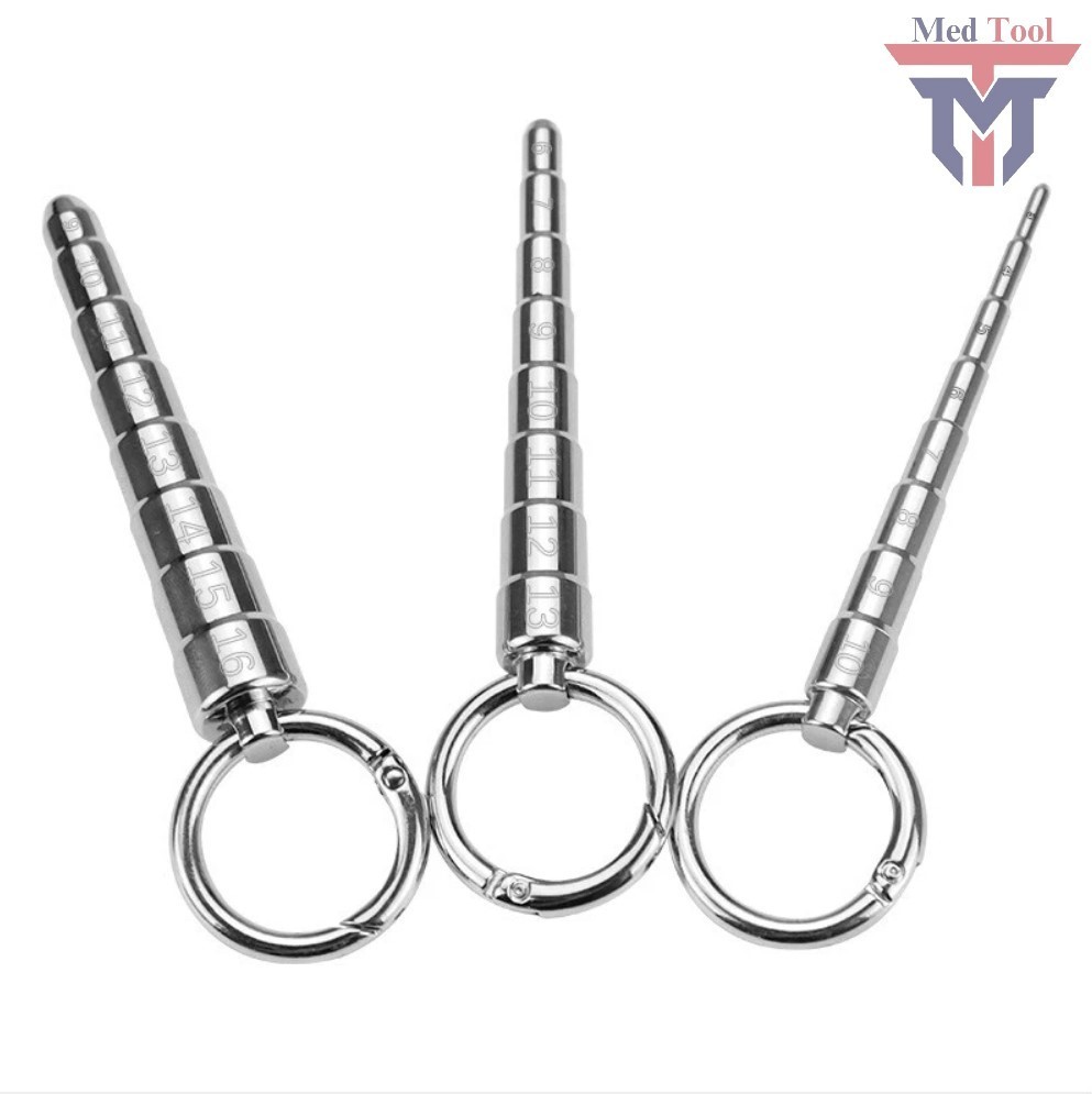 Male Stainless Steel Urethral Dilator Sound Penis Plug Instruments NEW