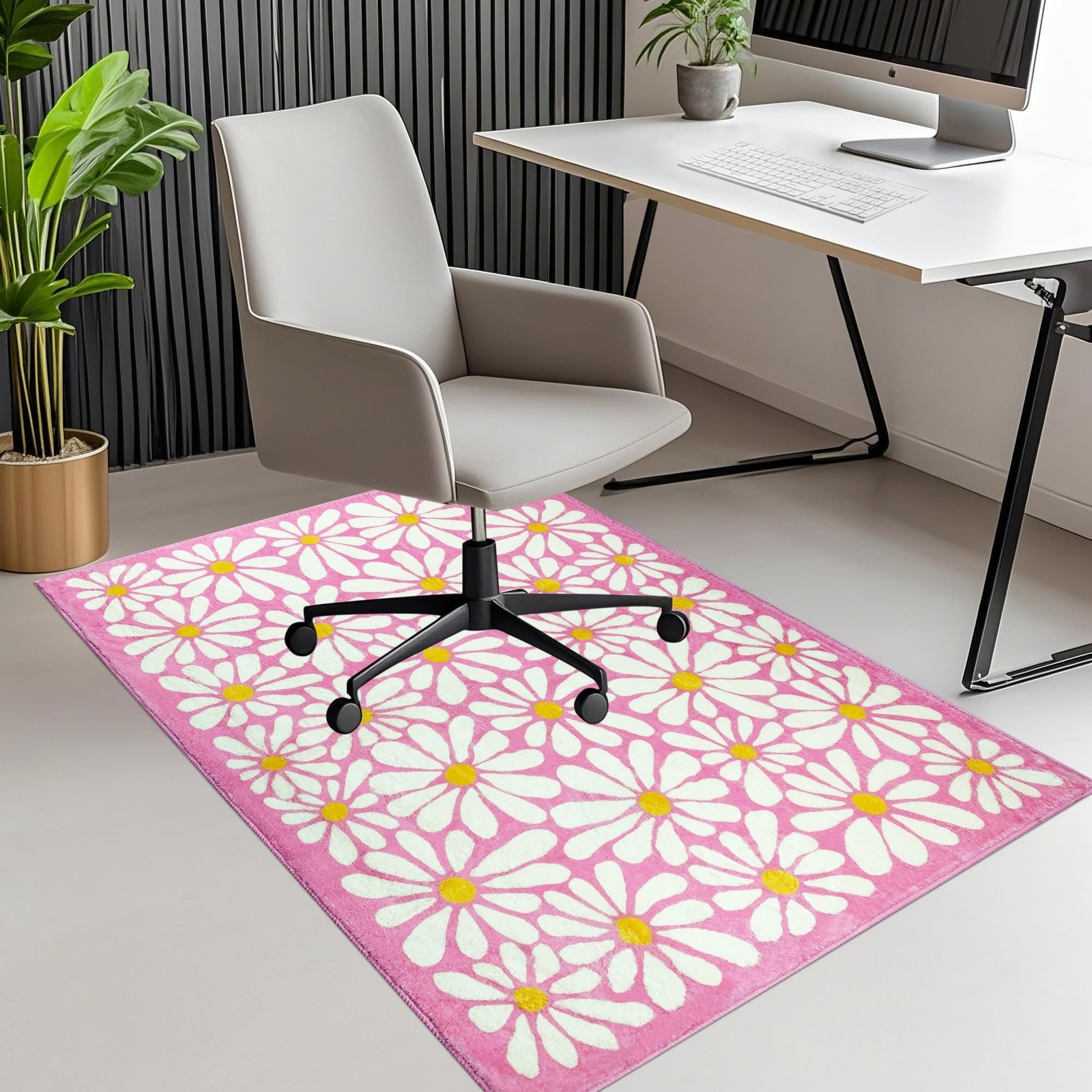 SHIYUE Office Chair Mat for Hardwood/Tile Floor Carpet, 36"x48" Computer Desk...