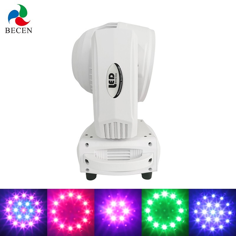US Aura White 19 LED Moving Head Lights 4IN1 15W Wash Zoom DMX DJ Stage Lighting