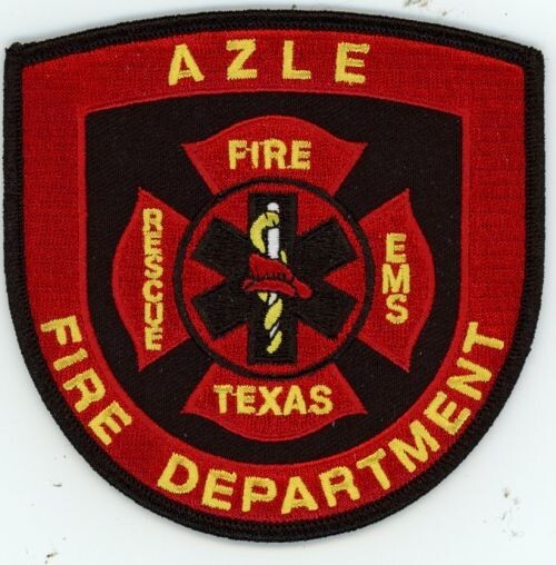TEXAS TX AZLE FIRE RESCUE EMS DEPARTMENT NICE SHOULDER PATCH SHERIFF POLICE