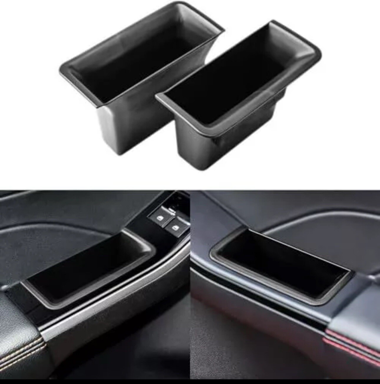 Front Row Door Handle Organizer for Ford Escape 2020-2024 2025 Accessories,